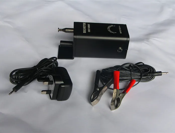Sort aluminium 12V Rotisserie Motor BBQ